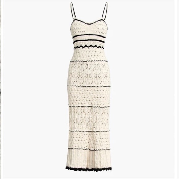 Olive + Oak Crochet Summer Boho Midi Dress - Picture 5 of 5